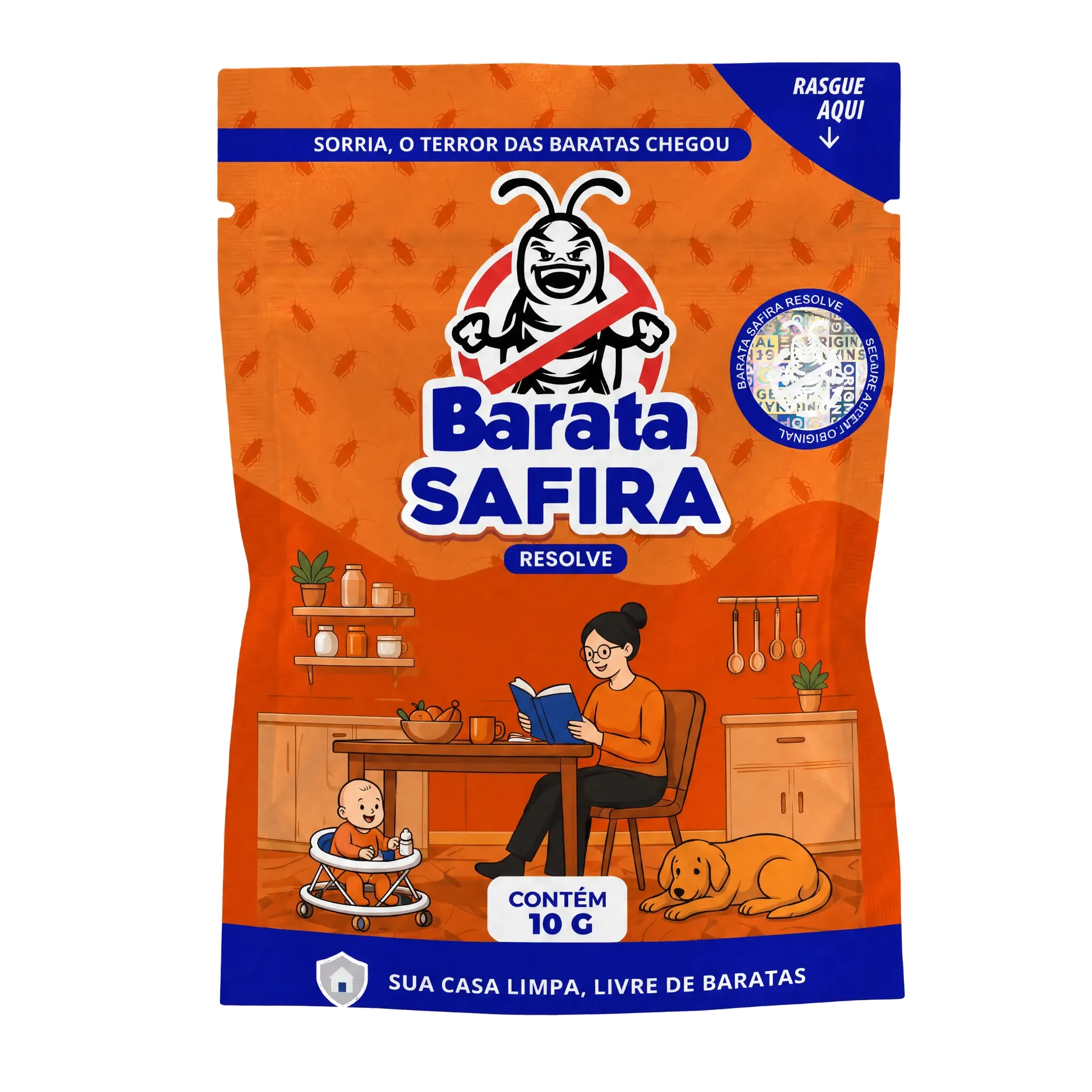 Barata Safira - Embalagem Sachê